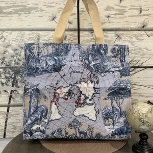 Around the World Large Tote Bag